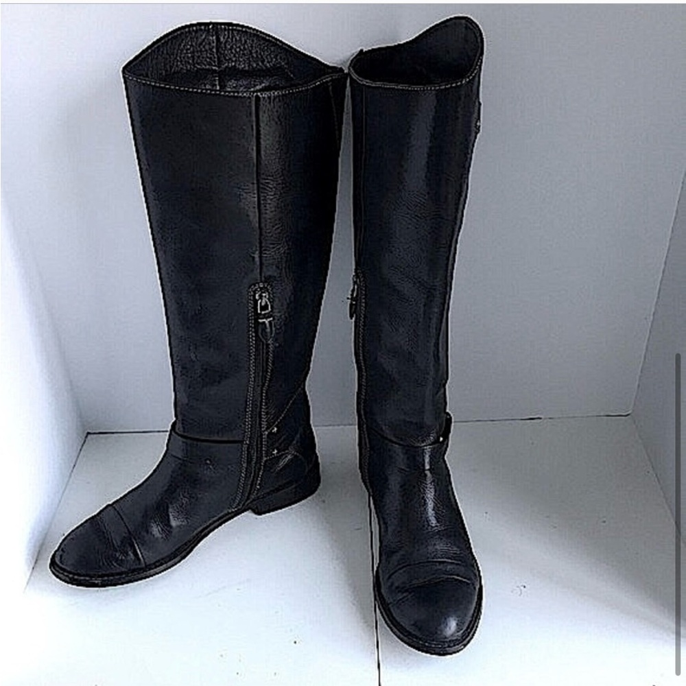 Halogen Kate Leather Riding Boots Size 8 - Picture 3 of 8
